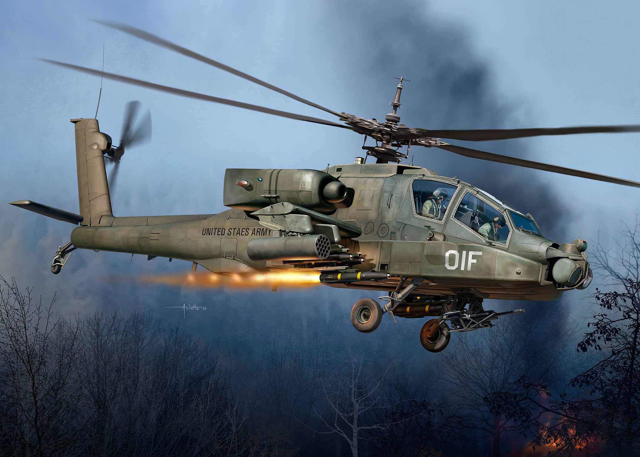 AH-64A Apache (Revell 1:72)