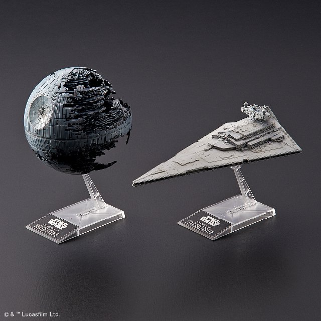 BANDAI SW Death Star II + Imperial Star Destroyer