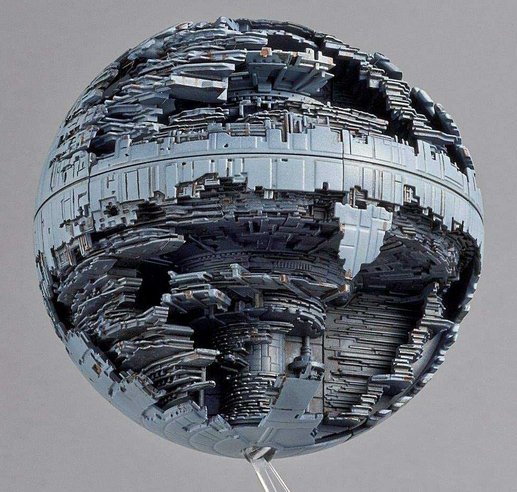 BANDAI SW Death Star II + Imperial Star Destroyer