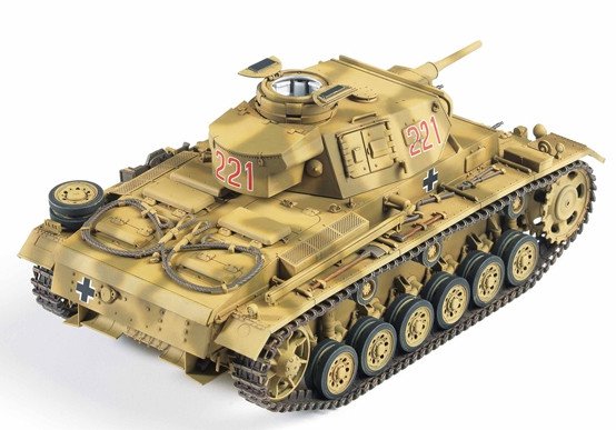 German Panzer III Ausf.J North Africa (Academy 1:35) 