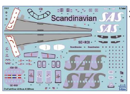 Airbus A320 NEO (1:144) 