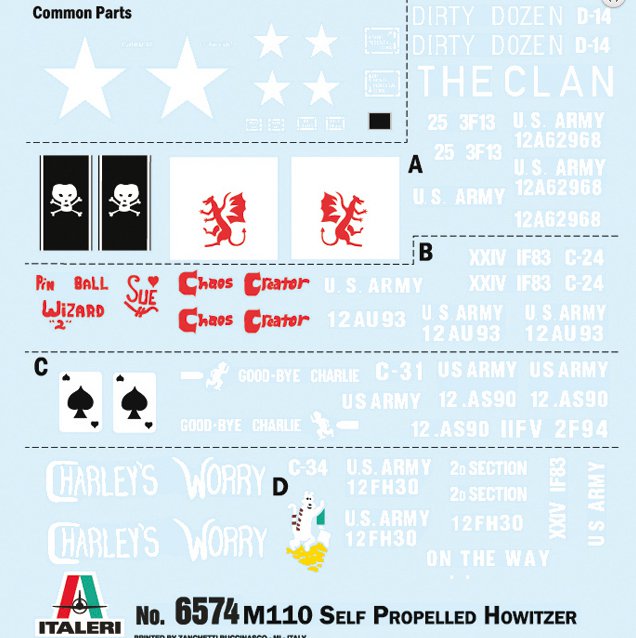 Samohybná houfnice M-110 (Italeri 1:35) 