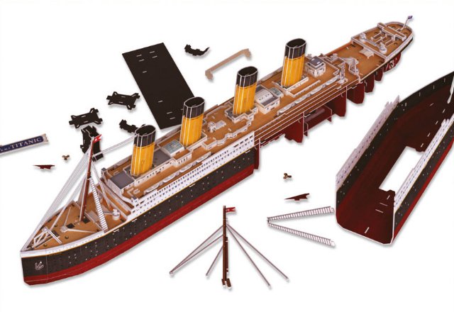3D Puzzle REVELL RMS Titanic (LED Edition)