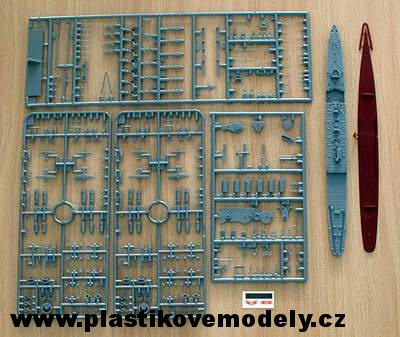 Tamiya model lodi 31317 - Tama Light Cruiser (Tamiya 1:700) > 1:700