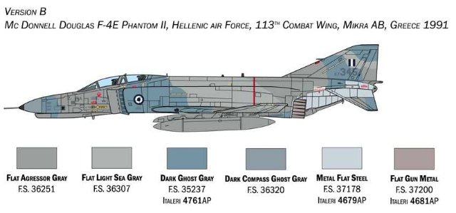 F-4E-F Phantom II (Italeri 1:72) 