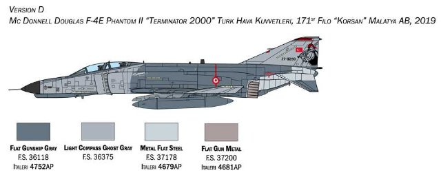 F-4E-F Phantom II (Italeri 1:72) 