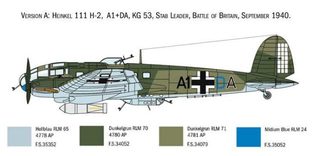 HEINKEL HE111H (Italeri 1:72) 