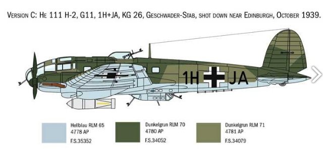 HEINKEL HE111H (Italeri 1:72) 
