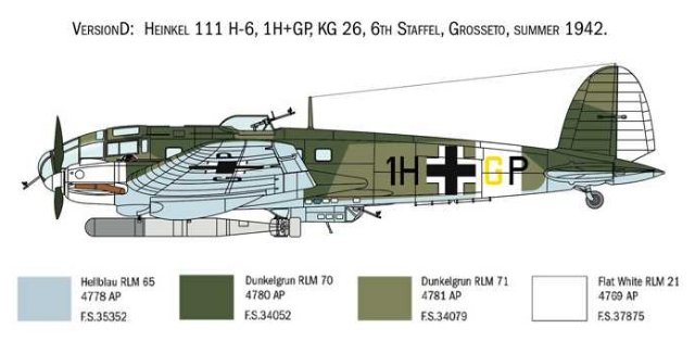 HEINKEL HE111H (Italeri 1:72) 