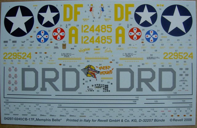 04297 - B-17 F Memphis Belle (1:48) 
