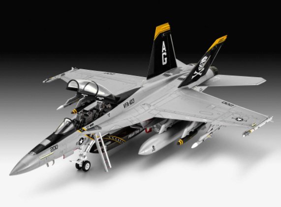 Letadlo F-A18F Super Hornet (Revell 1:72) 