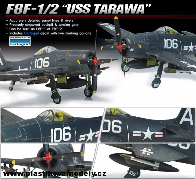 F8F-1-2 USS Tarawa (Academy 1:48)