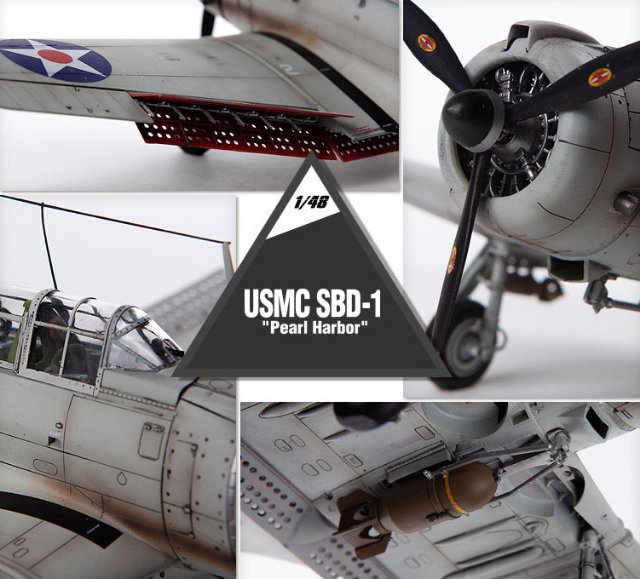 Douglas SBD-1 Pearl Harbor (Academy 1:48) 