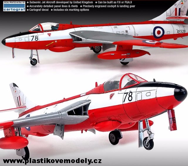 Hunter F.6-FGA.9 RAF+Export (Academy 1:48) 