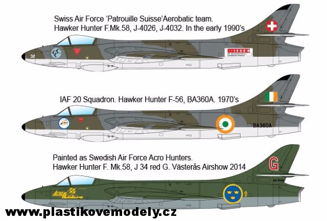 Hunter F.6-FGA.9 RAF+Export (Academy 1:48) 