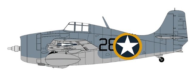 Grumman F4F-4 Wildcat (Airfix 1:72)