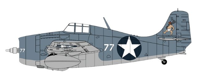 Grumman F4F-4 Wildcat (Airfix 1:72)