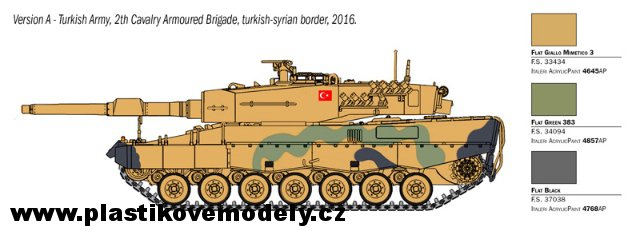 Tank Leopard 2A4 (Italeri 1:35)
