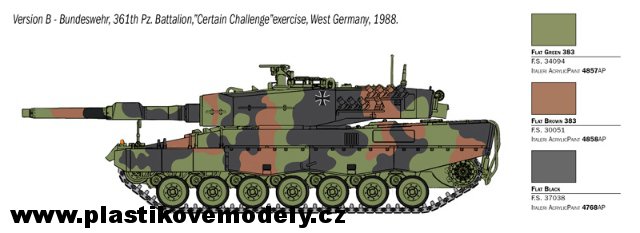 Tank Leopard 2A4 (Italeri 1:35)