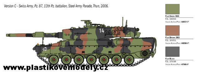 Tank Leopard 2A4 (Italeri 1:35)