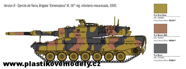 Tank Leopard 2A4 (Italeri 1:35)