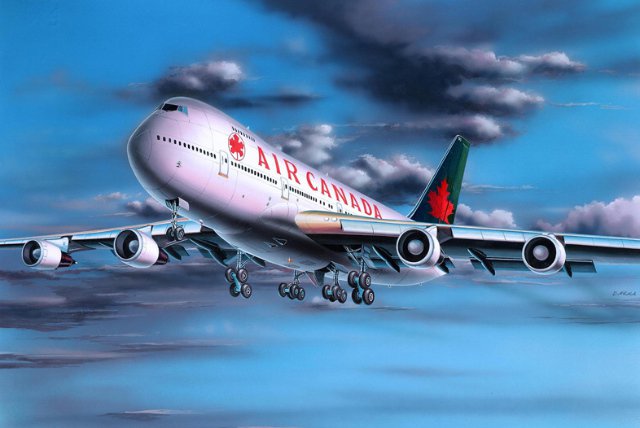 64210 - Set Boeing 747-200 (Revell 1:390) 