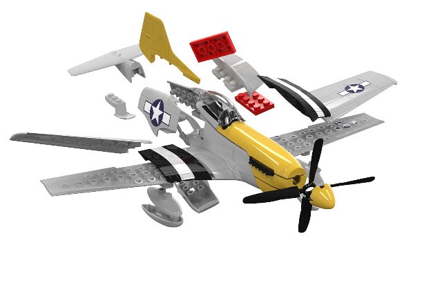 Quick Build letadlo J6016 - P-51D Mustang 