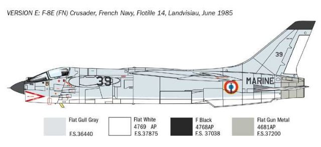 F-8E Crusader (Italeri 1:72) 