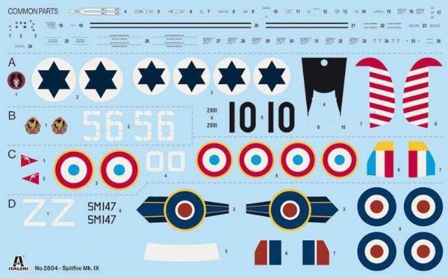 Spitfire MK.IX (Italeri 1:48) 