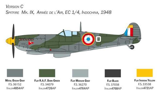 Spitfire MK.IX (Italeri 1:48) 