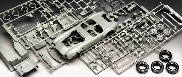 Set auta AC Cobra 289 (Revell 1:25) > 1:24