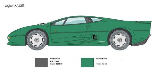 Jaguar XJ 220 (Italeri 1:24)