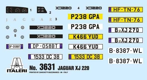 Jaguar XJ 220 (Italeri 1:24)