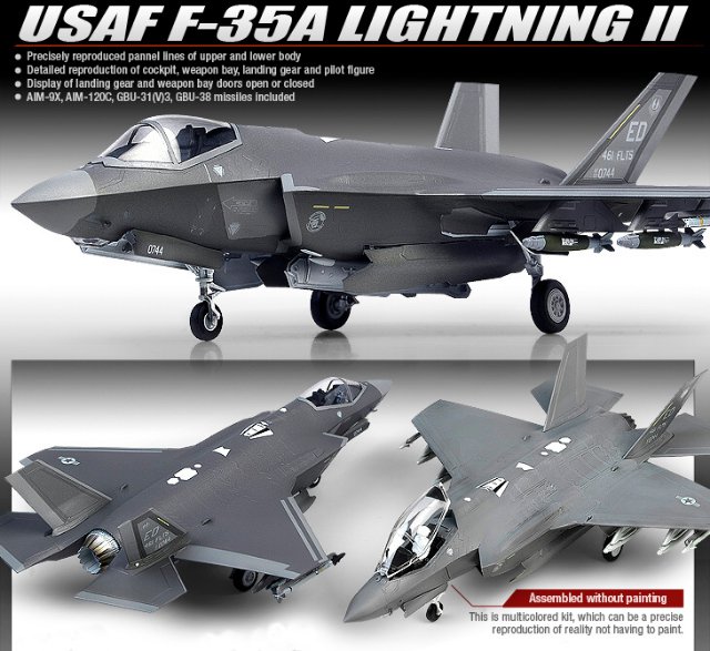 F-35A Lightning II (Academy 1:72) 