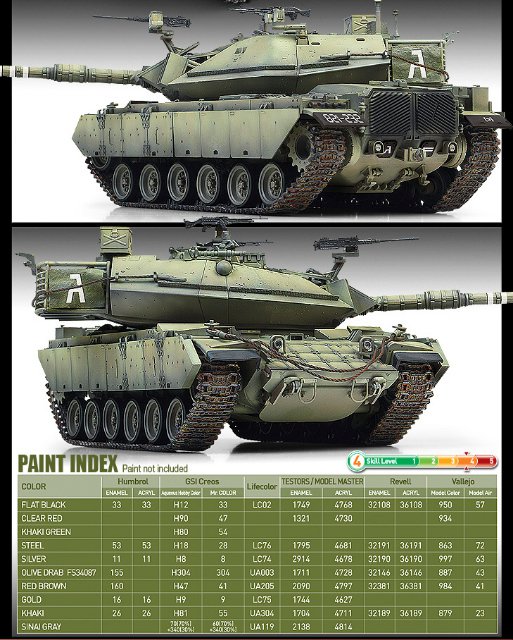 Tank MAGACH 6B GALBATASH (Academy 1:35) 