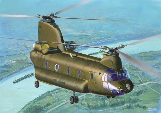 Boeing CH-47D Chinook (Revell 1:144)