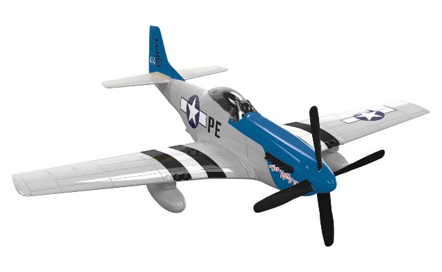 Quick Build letadlo J6046 - D-Day P-51D Mustang (Airfix)