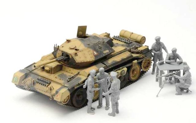 Crusader Mk. II & British Tank Crew (Italeri 1:35) 