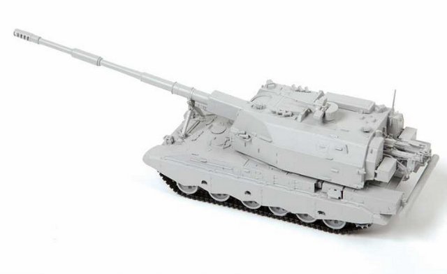 2S35 Koalitsiya-SV Self Propelled Howitzer (Zvezda 1:72) 