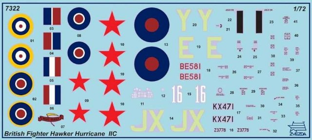 Hawker Hurricane Mk II C (Zvezda 1:72) 