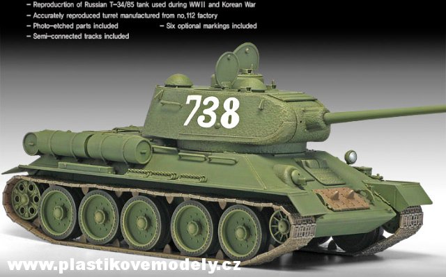 T-34/85 112 Factory Production (Academy 1:35) 