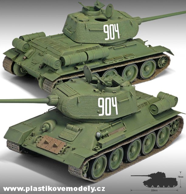 T-34/85 112 Factory Production (Academy 1:35) 