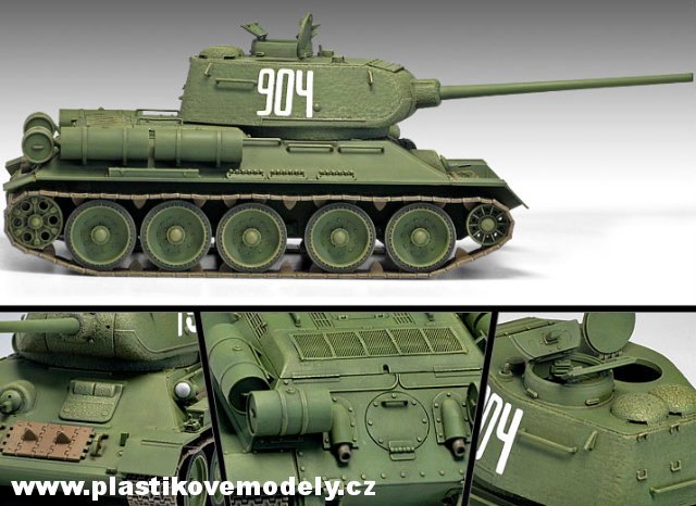 T-34/85 112 Factory Production (Academy 1:35) 