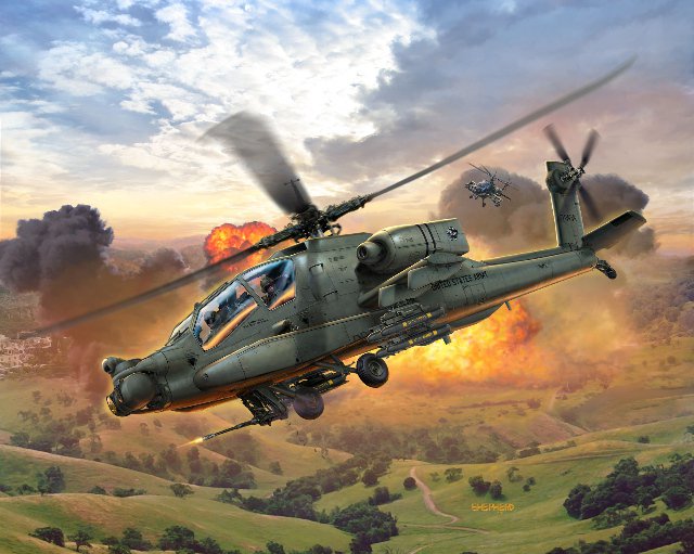 AH-64A Apache (Revell 1:100)