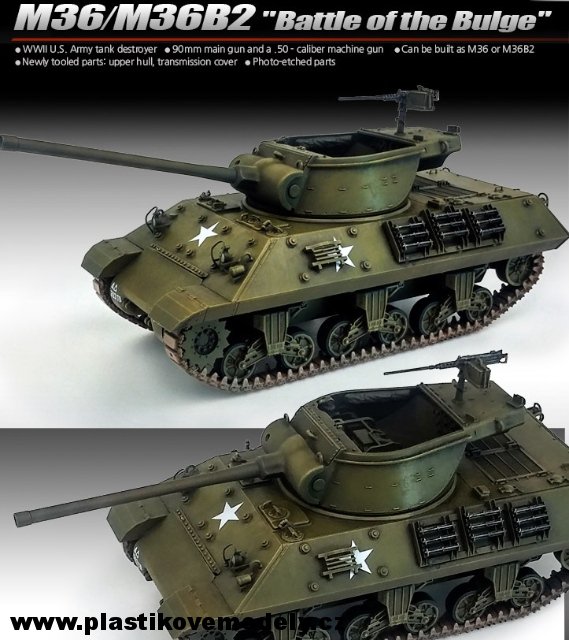 M36-M36B2 Battle of Bulge (Academy 1:35) 