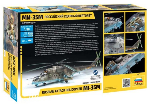 Vrtulník MIL Mi-35 M Hind E (Zvezda 1:48)