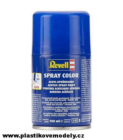 Barva ve spreji - 34302 hedvábná černá (black silk)(Revell 100ml) 