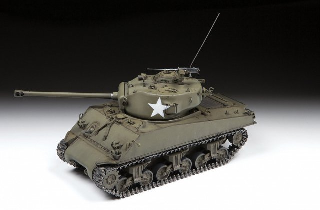 Tank M4 A3 (76mm) Sherman (Zvezda 1:35)