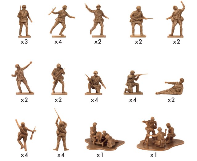 Russian Infantry (Airfix 1:76) 