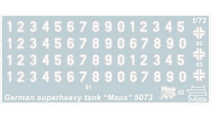 Super těžký tank Maus Pz.Kpfw.VII (Zvezda 1:72) 